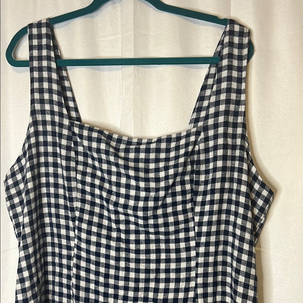 Old Navy Chic Gingham Checkered Sleeveless Dress size XXL - Picture 2 of 12